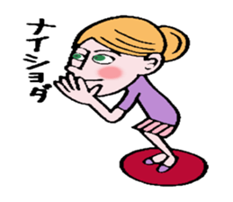 I can speak  japanese a little. sticker #2479072