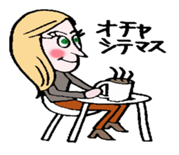 I can speak  japanese a little. sticker #2479075