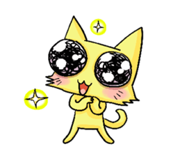 Sleepless Cat sticker #2479290