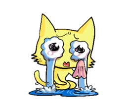 Sleepless Cat sticker #2479292