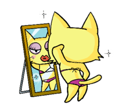 Sleepless Cat sticker #2479305