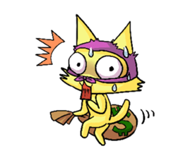 Sleepless Cat sticker #2479306