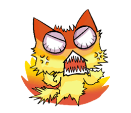 Sleepless Cat sticker #2479309