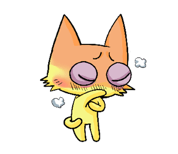 Sleepless Cat sticker #2479317