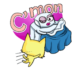 Sleepless Cat sticker #2479323