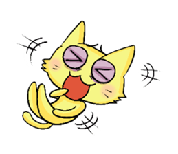 Sleepless Cat sticker #2479327