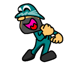 Masked Man sticker #2479542