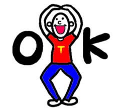 T shirtman sticker #2479790