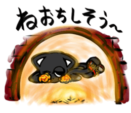 Cat in snowboard sticker #2480387