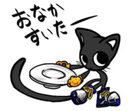 Cat in snowboard sticker #2480399