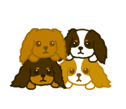 Loose Cute Cavalier King Charles Spaniel sticker #2480527