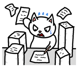 Patience Cat sticker #2480825