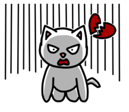 Patience Cat sticker #2480833