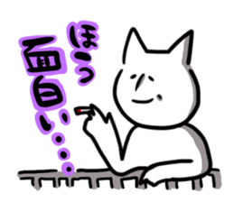 Anime cat sticker #2481069
