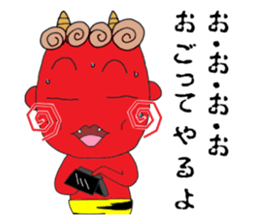 red oni no2 sticker #2481148