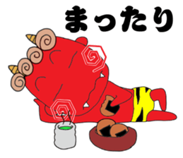 red oni no2 sticker #2481154