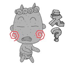 red oni no2 sticker #2481155