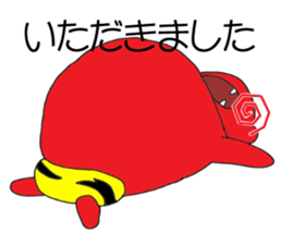 red oni no2 sticker #2481159