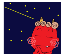 red oni no2 sticker #2481162