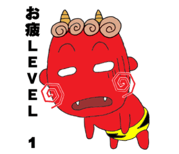 red oni no2 sticker #2481163
