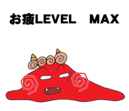 red oni no2 sticker #2481165