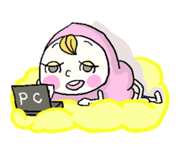 MOMOO speaks the Okayama dialect. sticker #2482025