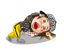 "Life of Mononofu" urya! oi! urya! oi! sticker #2482050