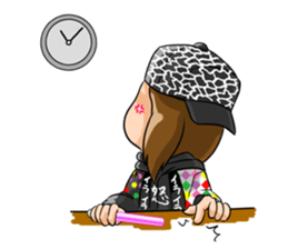 "Life of Mononofu" urya! oi! urya! oi! sticker #2482058