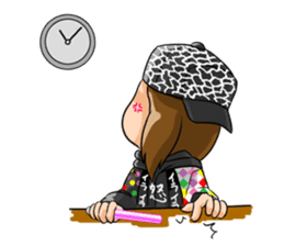 "Life of Mononofu" urya! oi! urya! oi! sticker #2482058