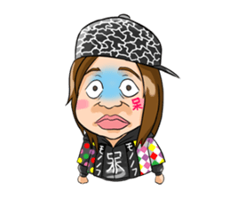 "Life of Mononofu" urya! oi! urya! oi! sticker #2482060