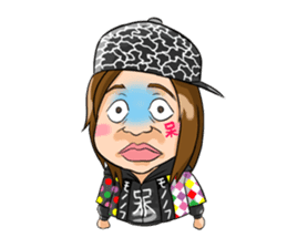 "Life of Mononofu" urya! oi! urya! oi! sticker #2482060