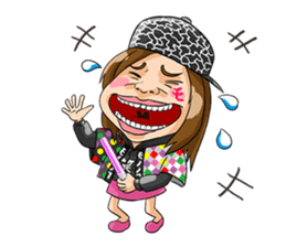 "Life of Mononofu" urya! oi! urya! oi! sticker #2482066