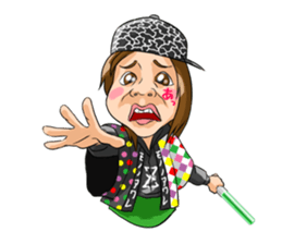 "Life of Mononofu" urya! oi! urya! oi! sticker #2482081