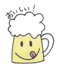 A day of the  favorite kurumi of beer sticker #2482207