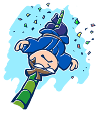 Samurai Businessman sticker #2482275