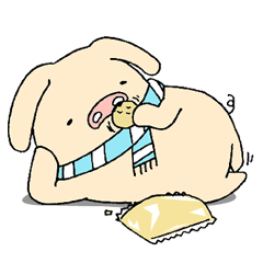 The E-ko's pig "Bu-chan".