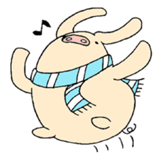 The E-ko's pig "Bu-chan". sticker #2483290