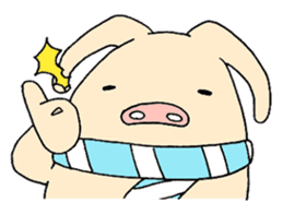 The E-ko's pig "Bu-chan". sticker #2483292