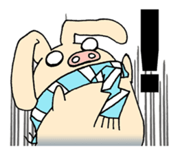 The E-ko's pig "Bu-chan". sticker #2483306