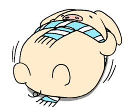 The E-ko's pig "Bu-chan". sticker #2483308