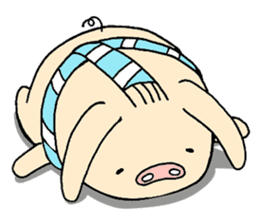 The E-ko's pig "Bu-chan". sticker #2483309