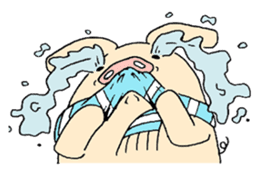 The E-ko's pig "Bu-chan". sticker #2483312