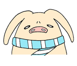 The E-ko's pig "Bu-chan". sticker #2483314