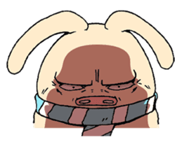 The E-ko's pig "Bu-chan". sticker #2483315