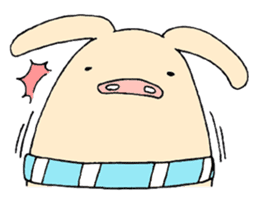 The E-ko's pig "Bu-chan". sticker #2483321