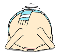 The E-ko's pig "Bu-chan". sticker #2483324