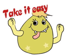 Free & Easy Monster sticker #2484989