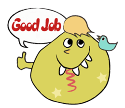 Free & Easy Monster sticker #2484995