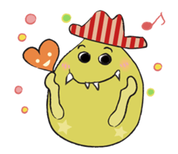 Free & Easy Monster sticker #2485004