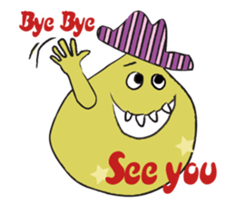 Free & Easy Monster sticker #2485007